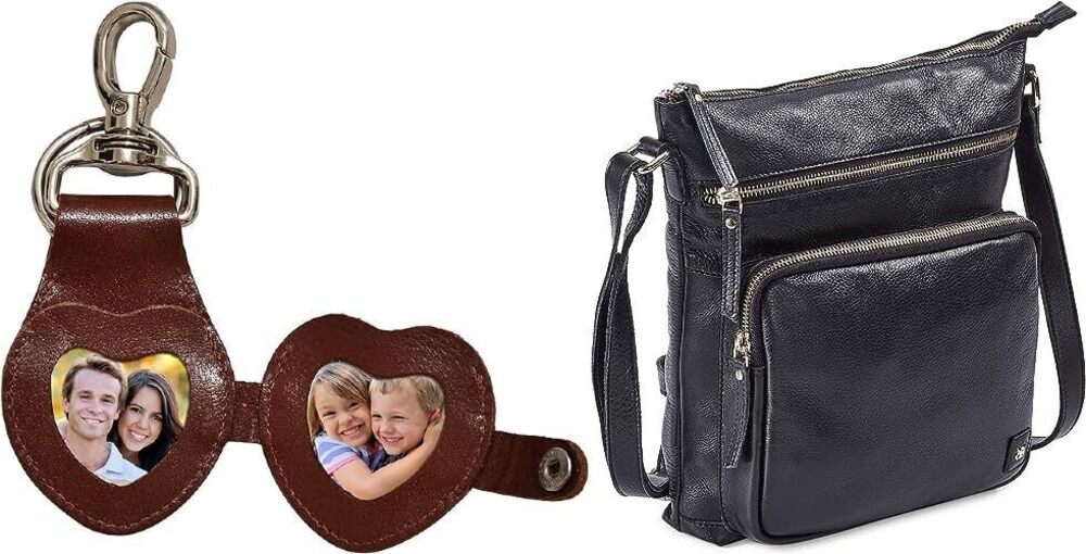 7731 Wise Owl Leather Crossbody Handbags & Purses -Premium Crossover Over